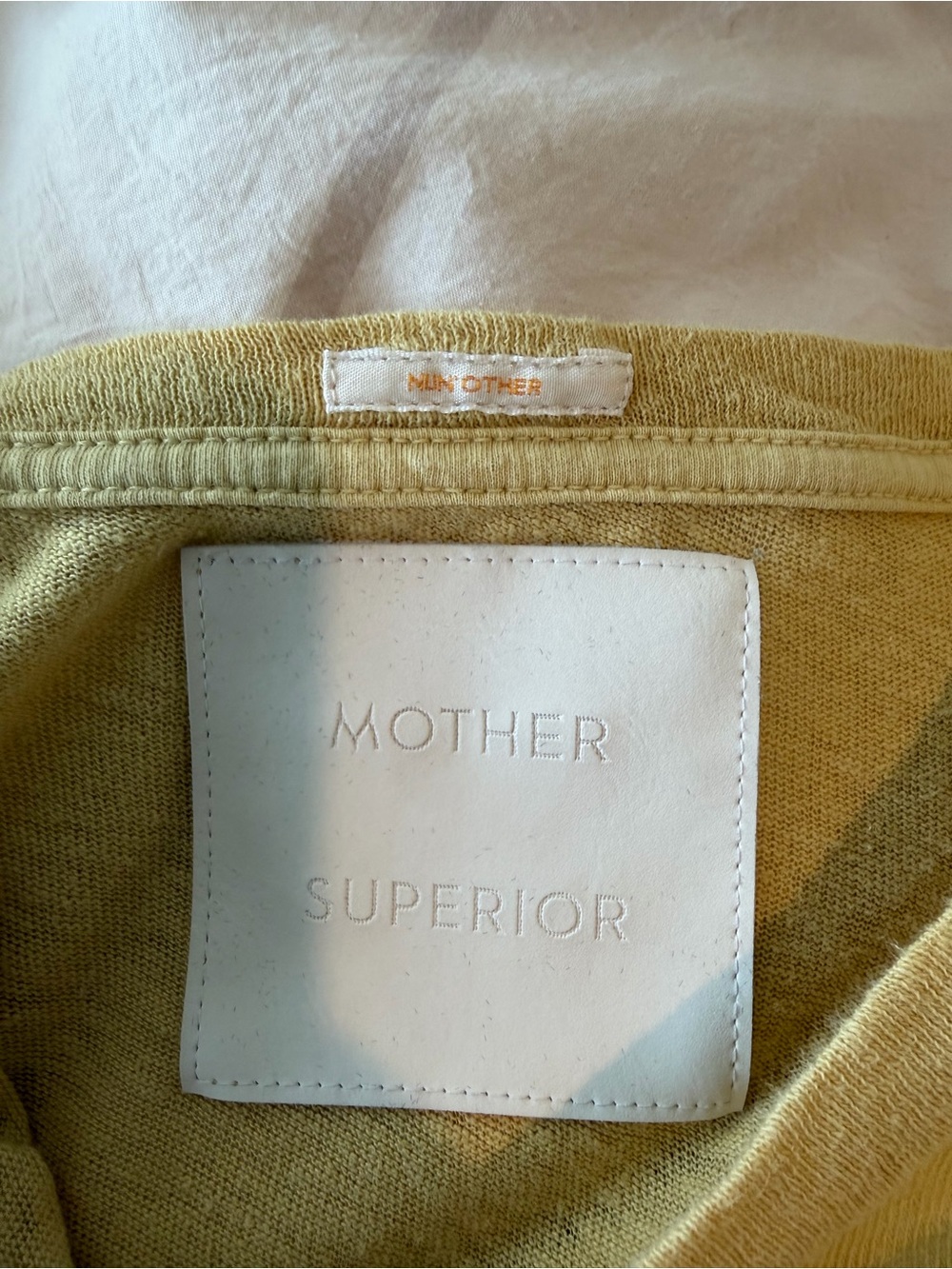 MOTHER Red Hot Mama Graphic Tee - Mustard Yellow - Picture 3 of 3